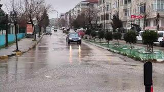 Edirne Keşan'da sağanak yağıi