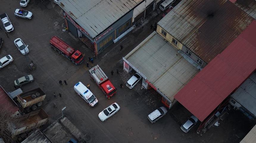 Elazığ Sanayi Sitesi&rsquo;nde korkutan yangın