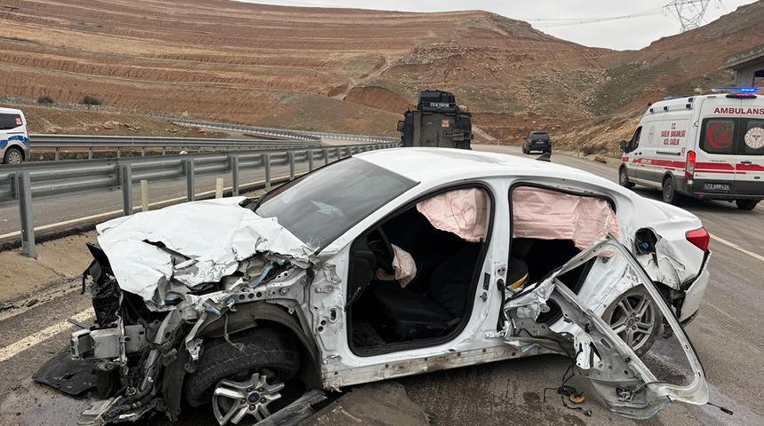 Şırnak'ta trafik kazası! Yaralılar var