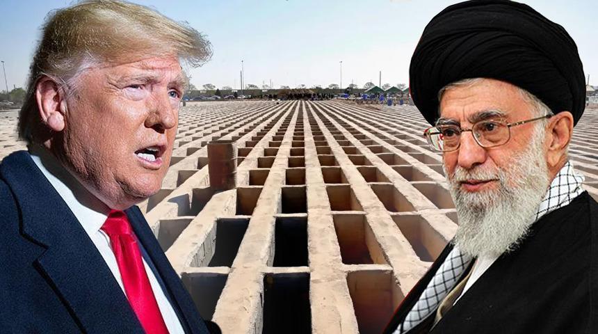 İran&rsquo;da ABD askerlerinin defnedilmesi i&ccedil;in beş bin mezar hazırlandı