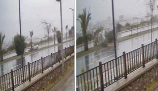 Kontrolden &ccedil;ıkan otomobil ref&uuml;jdeki ağaca &ccedil;arpıp takla attı