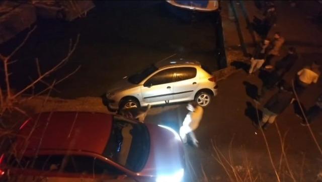 Sarıyer&rsquo;de aynı yerde aynı şekilde ikinci kez bir ara&ccedil; mendirekte asılı kaldı: O anlar kamerada 1