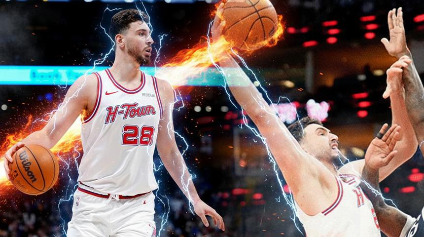 NBA'de Alperen Şeng&uuml;n double-double&rsquo;a imza attı! Rockets, Mavericks'i son saniyede yendi!