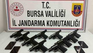 Bursa&rsquo;da Jandarmadan silah operasyonu