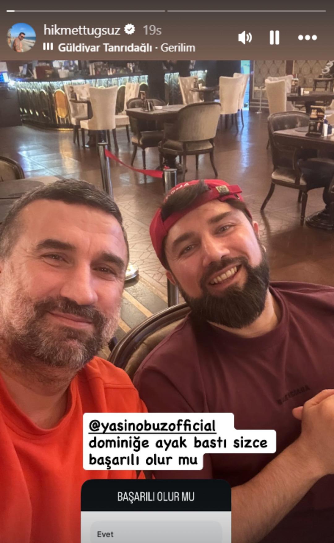 Hikmet Tuğsuz ve Yasin Obuz dan Dominik paylaşımı! G&uuml;ndem oldular 1