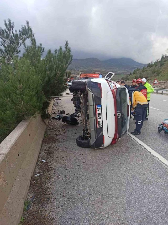 Balıkesir&rsquo;de trafik kazası: 1 yaralı 1