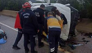 Balıkesir&rsquo;de trafik kazası: 1 yaralı