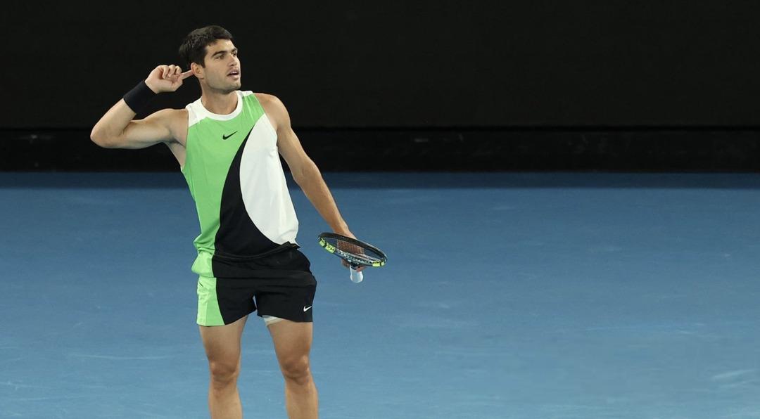 Efsane final! Avustralya A&ccedil;ık da Carlos Alcaraz Djokovic i ge&ccedil;ti 3