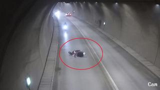 Yer: Amasya! Kazayı yara almadan atlattı