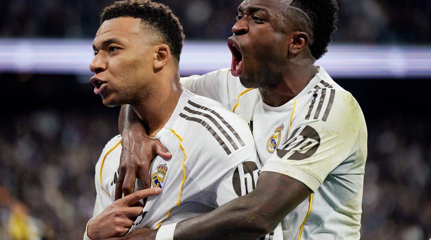 Bu ma&ccedil;ta yok yok! 90+10'da gol geldi, 90+13'te 9 kişi kaldılar... Arda G&uuml;ler'li Real Madrid son saniyede kazandı