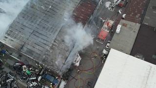 Başakşehir'de sanayi sitesinde yangın! Kontrol altına alındı