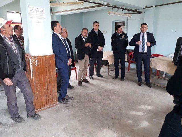 Kaymakam Yurdag&uuml;l, bir g&uuml;nde 4 ayrı toplantı yaptı 1