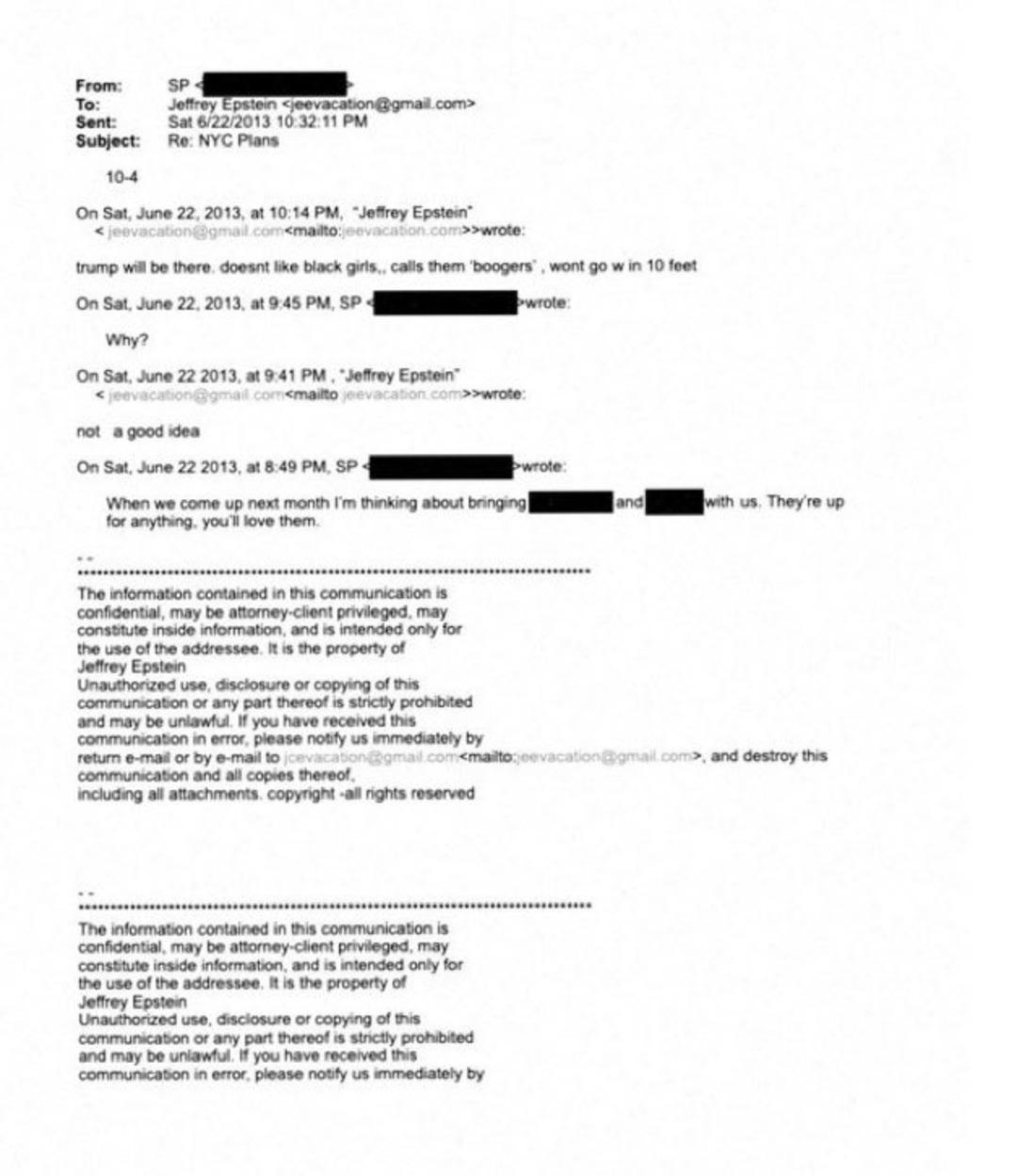 D&uuml;nyanın konuştuğu mail! Epstein dan Trump s&ouml;zleri: "Siyahilerden hoşlanmıyor, onlara  s&uuml;m&uuml;k  diyor" 2