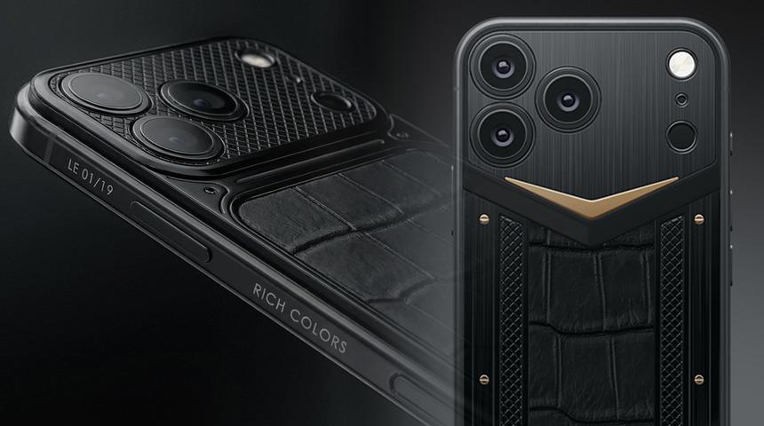 Bu iPhone'lar bir servet değerinde! Siyah renk, timsah derisi, altın... 