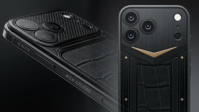 Bu iPhone'lar bir servet değerinde! Siyah renk, timsah derisi, altın... 