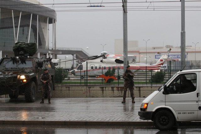 Cumhurbaşkanı’na Ordu yolunda hava muhalefeti engeli