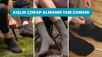 Kışın ayaklarınızın bir numaralı dostu &ccedil;oraplar indirimde!