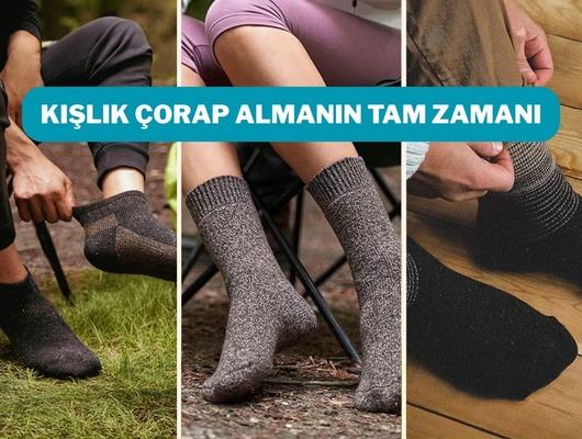 Soğuk havalarda ayaklarınızın bir numaralı dostu &ccedil;oraplar!