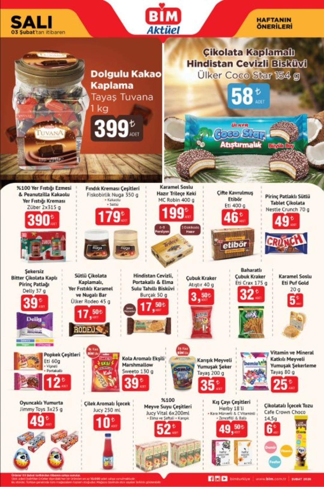 3 Şubat 2026 BİM Aktüel haftanın önerileri kataloğu yayınlandı!  2