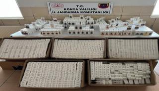 Konya&rsquo;da 2 bin 500 adet ka&ccedil;ak parf&uuml;m ele ge&ccedil;irildi