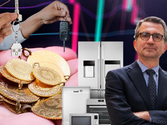 Altın y&uuml;kselişinde ev, arsa, otomobil, beyaz eşyayı işaret etti