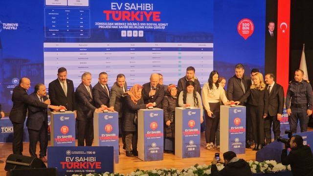 Zonguldak&rsquo;ta TOKİ hak sahipleri kurayla belirlendi 1