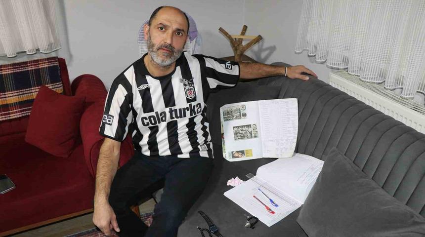 25 yıldır Beşiktaş&rsquo;ın her ma&ccedil;ını tek tek not ediyor! 