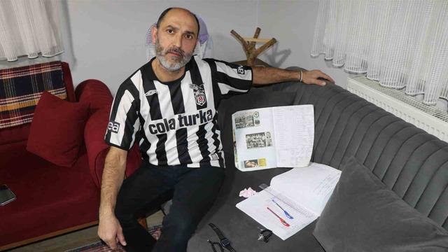 25 yıldır Beşiktaş’ın her maçını tek tek not ediyor! 