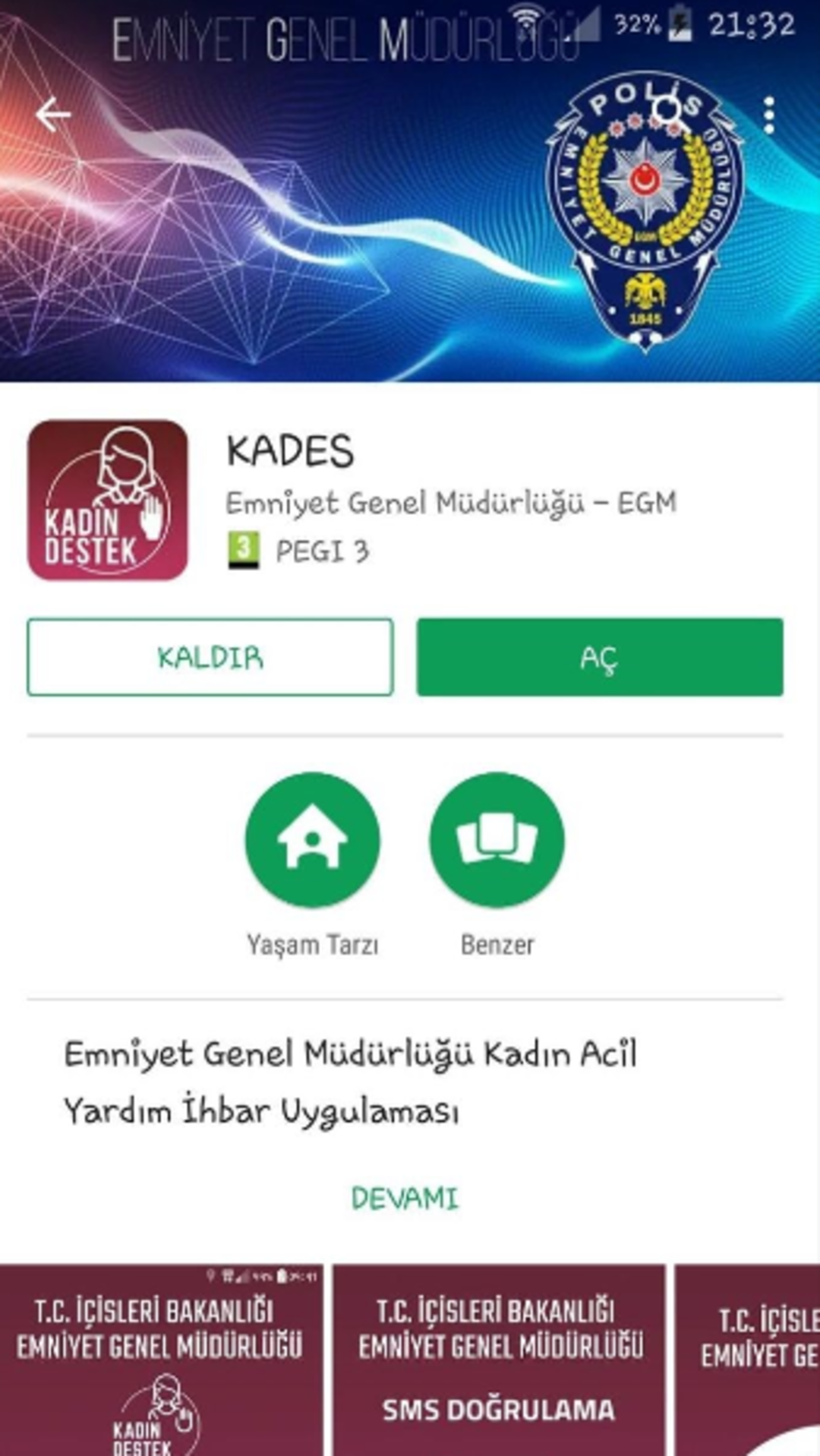 Şiddet g&ouml;ren kadınlar polise tek tuşla ulaşacak 