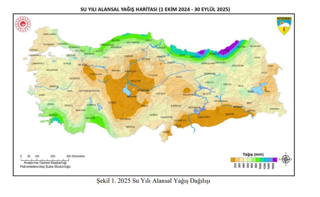 T&uuml;rkiye&rsquo;nin yağış haritası sil baştan! Meteoroloji en &ccedil;ok yağış alan ili a&ccedil;ıkladı 1