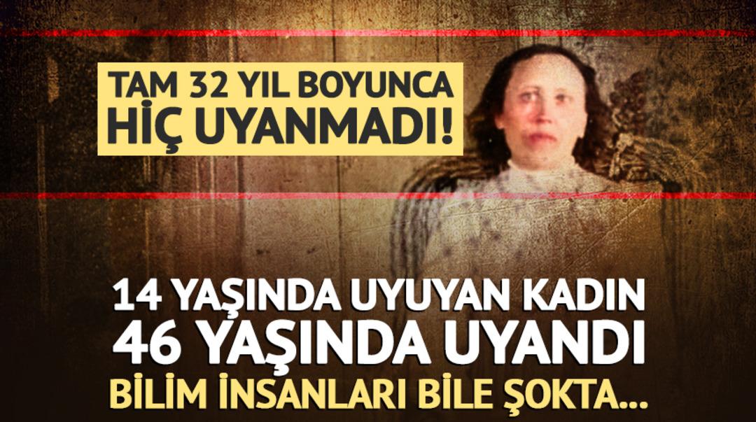 Tam 32 yıl boyunca hi&ccedil; uyanmadı! 14 yaşında uyuyan kadın 46 yaşında uyandı 3