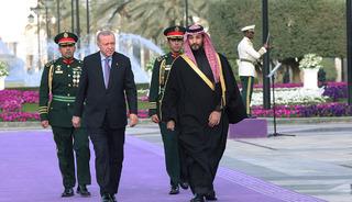  Erdoğan, Veliaht Prens Selman ile g&ouml;r&uuml;şt&uuml;! İşte konular