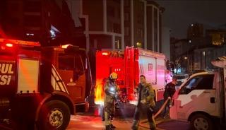 Kağıthane&rsquo;de metruk binada ş&uuml;pheli yangın