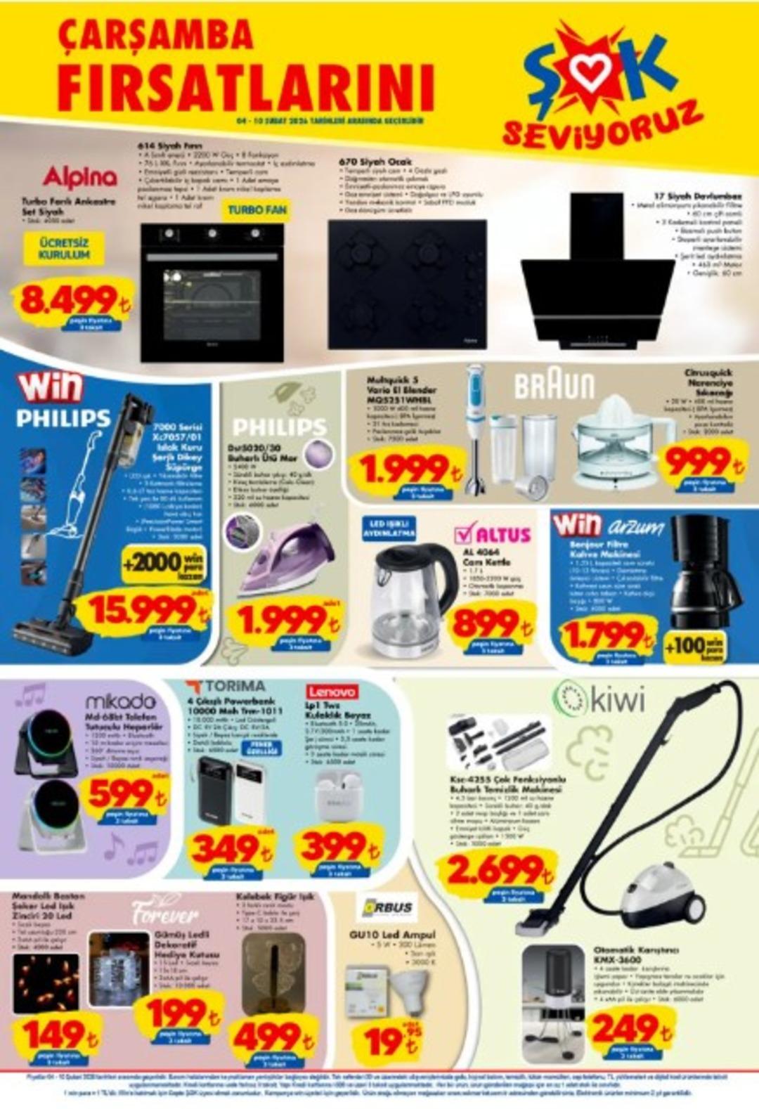 ŞOK a Philips dikey süpürge geliyor! 4 Şubat 2026 ŞOK aktüel katalog yayınlandı! 3