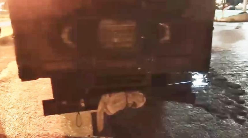 Samsun&rsquo;da plakası kapalı ve kantara girmeyen araca 99 bin 949 TL ceza