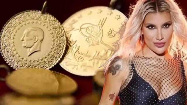 İrem Derici’den altın esprisi: Yarım ve çeyrek yetmedi, “Cumhuriyet altını” dedi