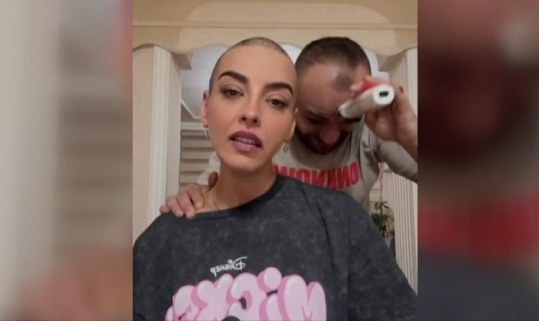 "Sabah uyandığımda 1 milyon 900 kişi izlemişti" Eşi i&ccedil;in sa&ccedil;larını kazıttı! 4