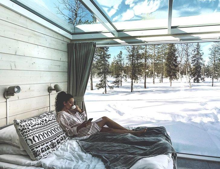 Pelin Akil ve Anıl Altan, kuzey ışıkları altında  G2