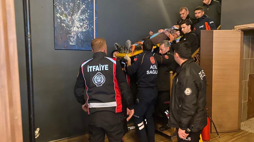 Siirt'te havalandırma boşluğuna d&uuml;şen kadın yaralandı