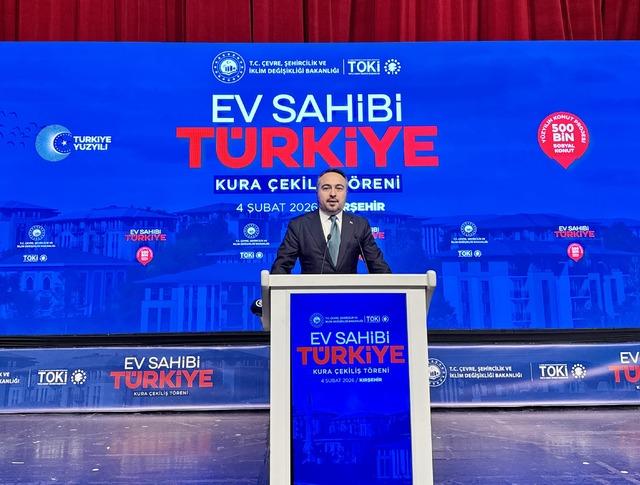 "Yüzyılın Konut Projesi" kapsamında Kırşehir de yapılacak konutların kurası çekildi 2