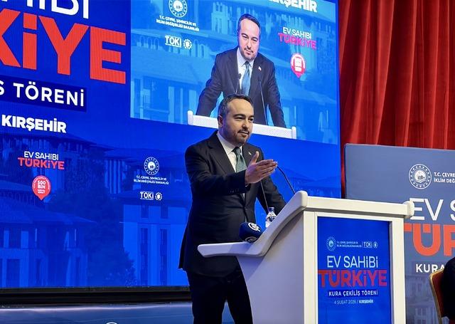 "Yüzyılın Konut Projesi" kapsamında Kırşehir de yapılacak konutların kurası çekildi 3