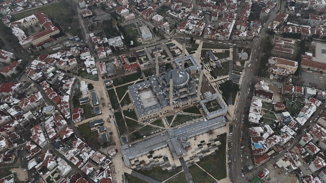 Selimiye Camii kubbe yazıları tartışma konusu olmuştu: İlk kez g&ouml;r&uuml;nt&uuml;lendi 3
