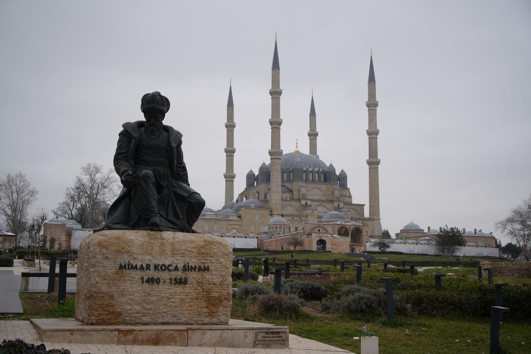 Selimiye Camii kubbe yazıları tartışma konusu olmuştu: İlk kez g&ouml;r&uuml;nt&uuml;lendi 7