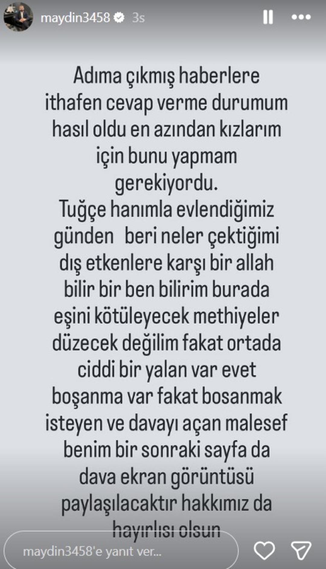 Ferdi Tayfur un kızı Tuğ&ccedil;e Tayfur boşanıyor!  İhanet  iddiaları g&uuml;ndemde! Muhammet Aydın sessizliğini bozdu 4