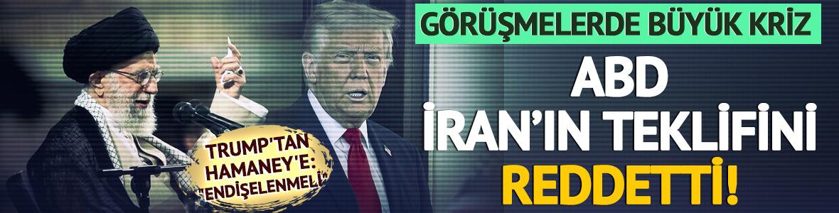 Masa kurulmadan dağıldı: ABD, İran'ın teklifini reddetti