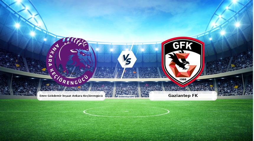 (&Ouml;zet) Emre G&ouml;kdemir İnşaat Ankara Ke&ccedil;i&ouml;reng&uuml;c&uuml; - Gaziantep FK Ma&ccedil;ı &Ouml;zeti ve T&uuml;m &Ouml;nemli Anları