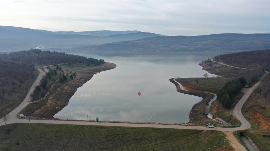Bolu'da karların erimesi G&ouml;lk&ouml;y Barajı'nda su seviyesini artırdı