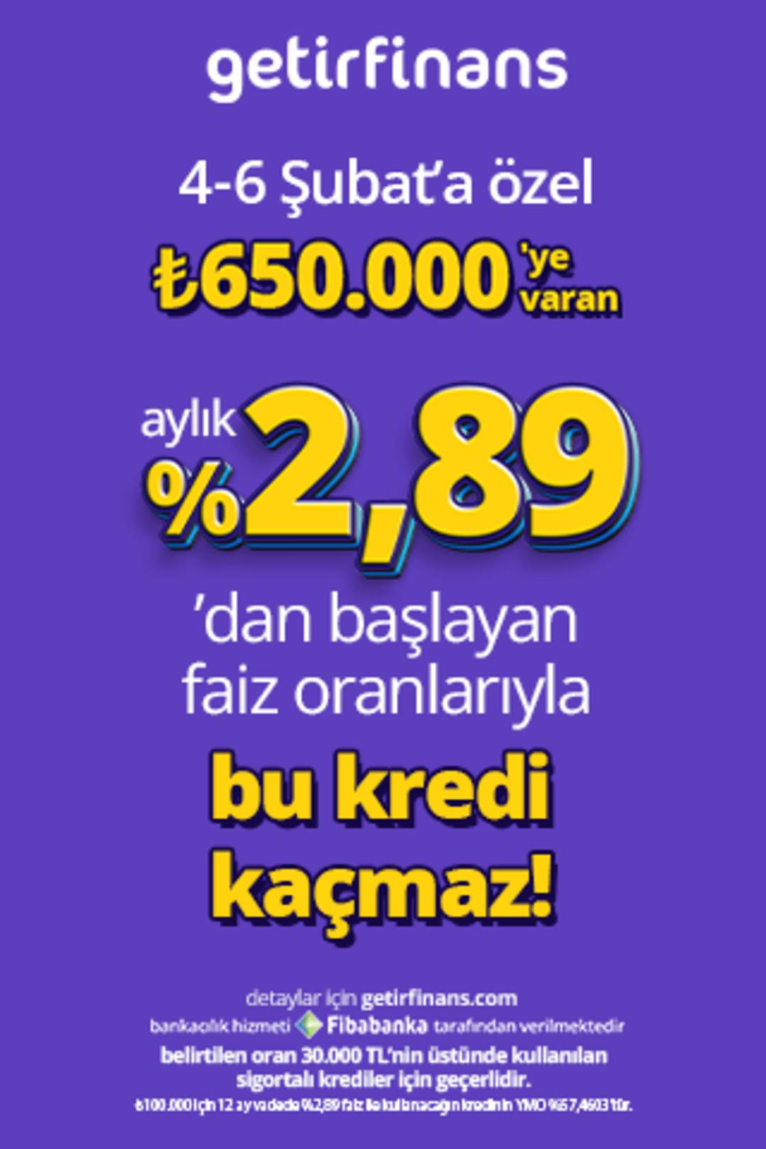 650.000 TL ye varan kredi fırsatı! 1