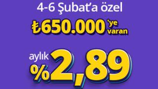 650.000 TL'ye varan kredi fırsatı!