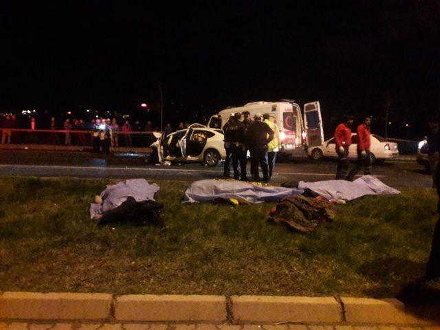 Kayseri'de ambulans ile otomobil çarpıştı: 4 ölü, yaralılar var - Fotoğraflar